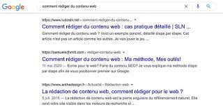 rédaction web exemple