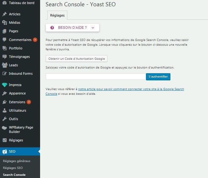 referencer son site google